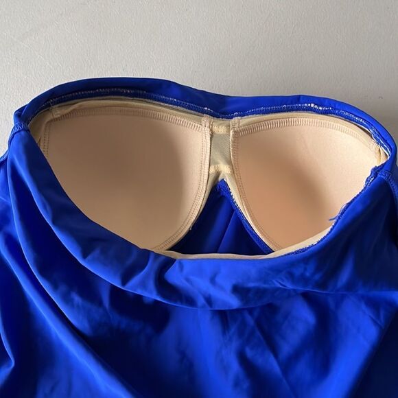 Kim Gravel Wrap Sweetheart Tankini Top and Brief Swimsuits Set - Picture 8 of 9